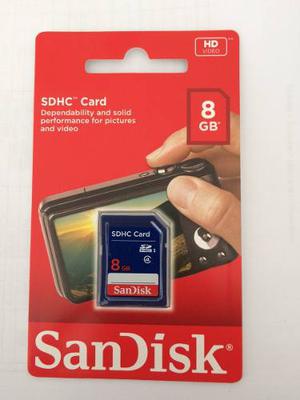 Tarjeta Memoria: Sandisk 8gb Class 4 Sdhc Flash Memory Card