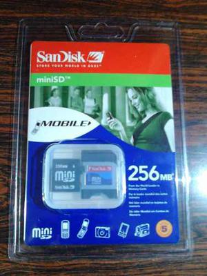 Vendo Memoria Sandisk Mini Sd Con Adaptador Para Memorias Sd