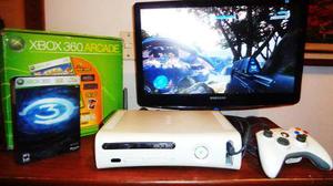 Xbox 360 Arcade + Control + Adaptador Wifi + Juegos