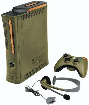 Xbox 360 Edicion Especial Halo 3 Dos Controles Chipeada