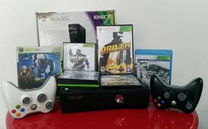 Xbox 360 Slim 2 Controles+juegos Chipiado