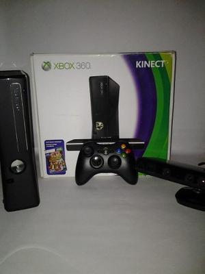 Xbox 360 Slim 4gb - Kinect - Lt  Juegos