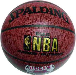 Balon De Basket Spalding N° 7 Gold Glub Semi Cuero