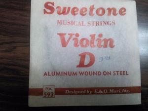 Cuerdas Para Violin Sweetone D