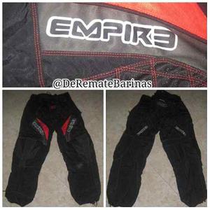Empire Paintball () Pantalon Black/red - Oferta -