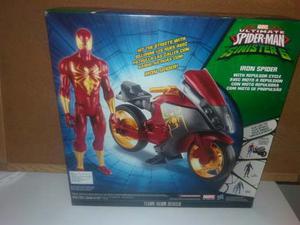 Iron Spiderman Con Moto. Original
