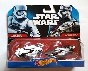 Star Wars Carros Hotwheels Pack X 2 Stormtrooper-phasma