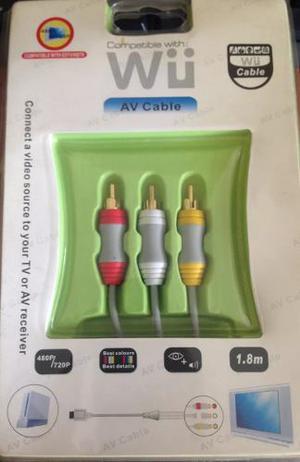 Cable Audio Y Vídeo Wii