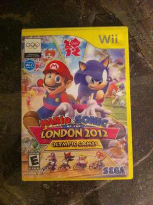 Juego Mario Y Sonic Londres  Wii