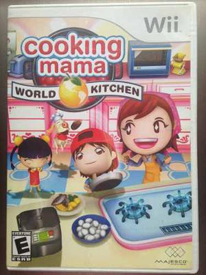 Juego Wii Cooking Mama World Kitchen Original Poco Uso