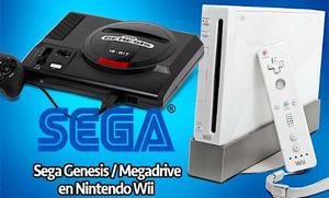 Jugar Sega Genesis/megadrive Todos Los Wii + Juegos Gratis!