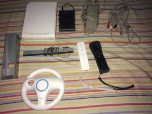 Nintendo Wii Con 2 Controles + Memoria De 135 Juegos