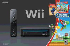 Nintendo Wii Negra (edición Especial)