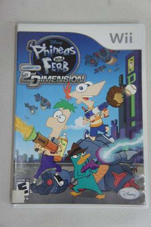 Phineas And Ferb Across The 2nd Dimension Para Wii Original