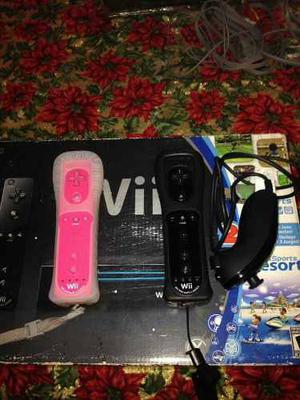 Remate! Se Vende Wii Sports Con Dos Controles Y 4 Juegos