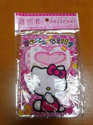 Set Forro Celular Y Porta Pasaporte Hello Kitty