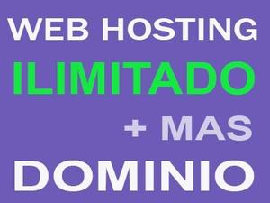 Web Hosting Con Cpanel Ilimitado + Dominio Promocion