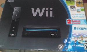 Wii Negro Usado Y En Su Caja