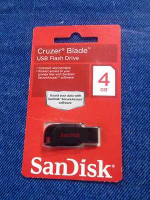 Pendrive 4gb Sandisk Cruzer Blade Original