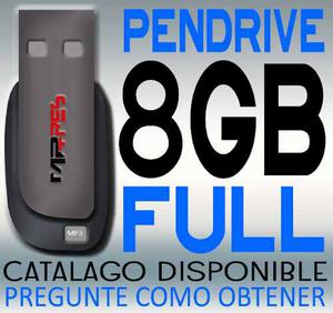 Pendrive 8gb Full Catalago Para Elegir