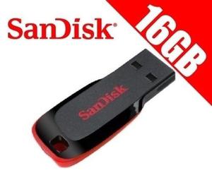 Pendrive Sandisk De 16 Gb Nuevos 100% Originales