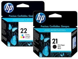 21 Tinta Hp Nueva En Su Caja Fecha Vigente A Buen Precio