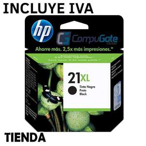 Cartucho Hp 21 Xl Negro De Alto Rendimiento Original 21xl