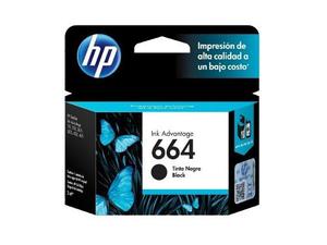 Cartucho Hp 664 Negro Original Ink Advantage  Y Mas