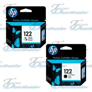 Combo Cartucho Hp 122 Deskjet  Originales