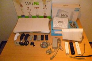 Nintendo Wii + Tabla De Ejercicios+accesorios+22 Juegos