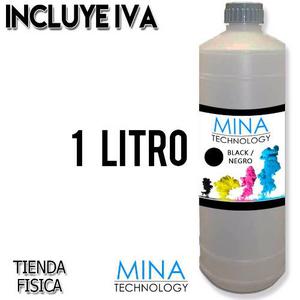 Tinta Hp Y Epson Negro- 1 Litro - Nueva