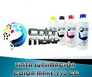Tinta Sublimación Colormake 250cc Sellada Solo Colores