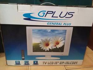 Tv Monitor Gplus Lcd 15 Pulgadas Con Control Remoto