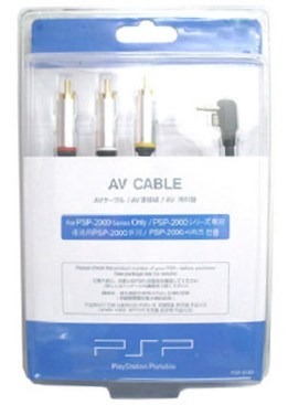 Cable Av Para Psp Podras Ver Tus Juegos Y Videos En La Tv