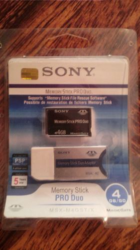 Memoria De Stick Pro Duo Psp 4gb Sony Original