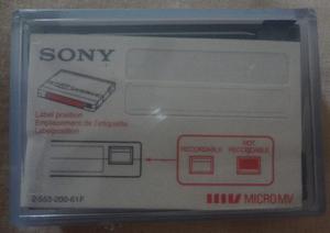 Micro Casette Sony Video Cámara Micromv 60 Minutos