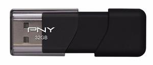 Pendrive Pny Attache Usb 2.0 Flash Drive, 32gb/ Black