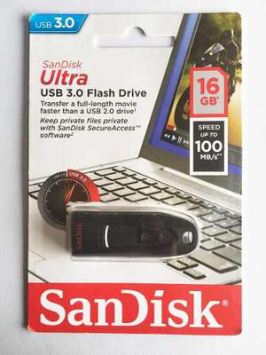 Pendrive Sandisk 16 Gb (16 Gb) Ultra- Usb  Mb/s)