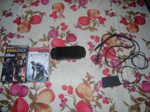 Psp (chipeado) + 3 Juegos + Memoria 4gb + Cargador