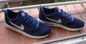 Kp3 Zapatos Nike Air Max Tavas Azul Para Caballeros # 40