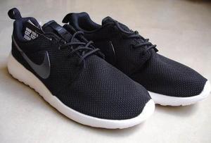 Kp3 Zapatos Nike Roshe Run Logo Gris Para Caballeros