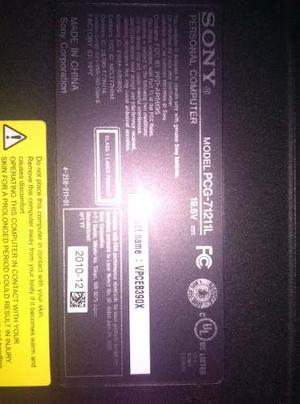 Laptop Sony Vaio Pcg  Para Reparar Cambio Por Play 3