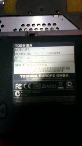 Laptop Toshiba Para Repuesto