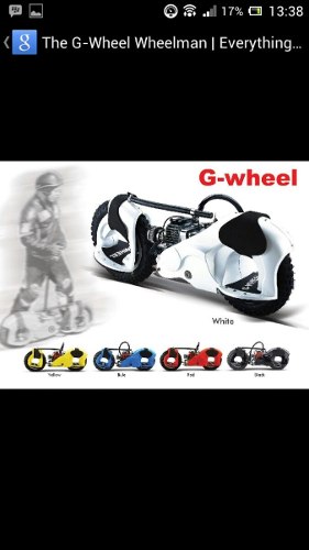 Patineta Con Motor A Gasolina Gwheel 50cc