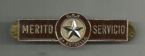 Insignia Extinta Guardia Nacional Core 8 Honor Al Merito