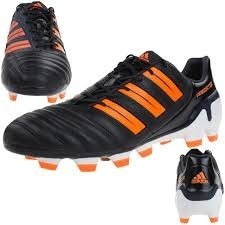 Tacos Adidas Predator Negros Con Naranjas Talla 44