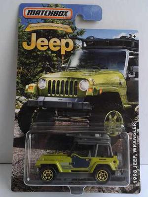 Matchbox Jeep Edition Anniversary, Esc 1/64 (aceptamos Mp)