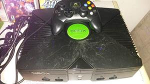 Xbox Clasico Con Su Caja 1 Control 4 Juegos Originales