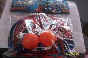 Juego De Basket Para Niños Aro Tablero Y 2 Pelotas Avengers