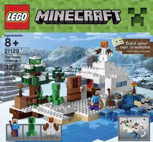 Lego Minecraft  La Guarida En La Nieve 327 Pzs